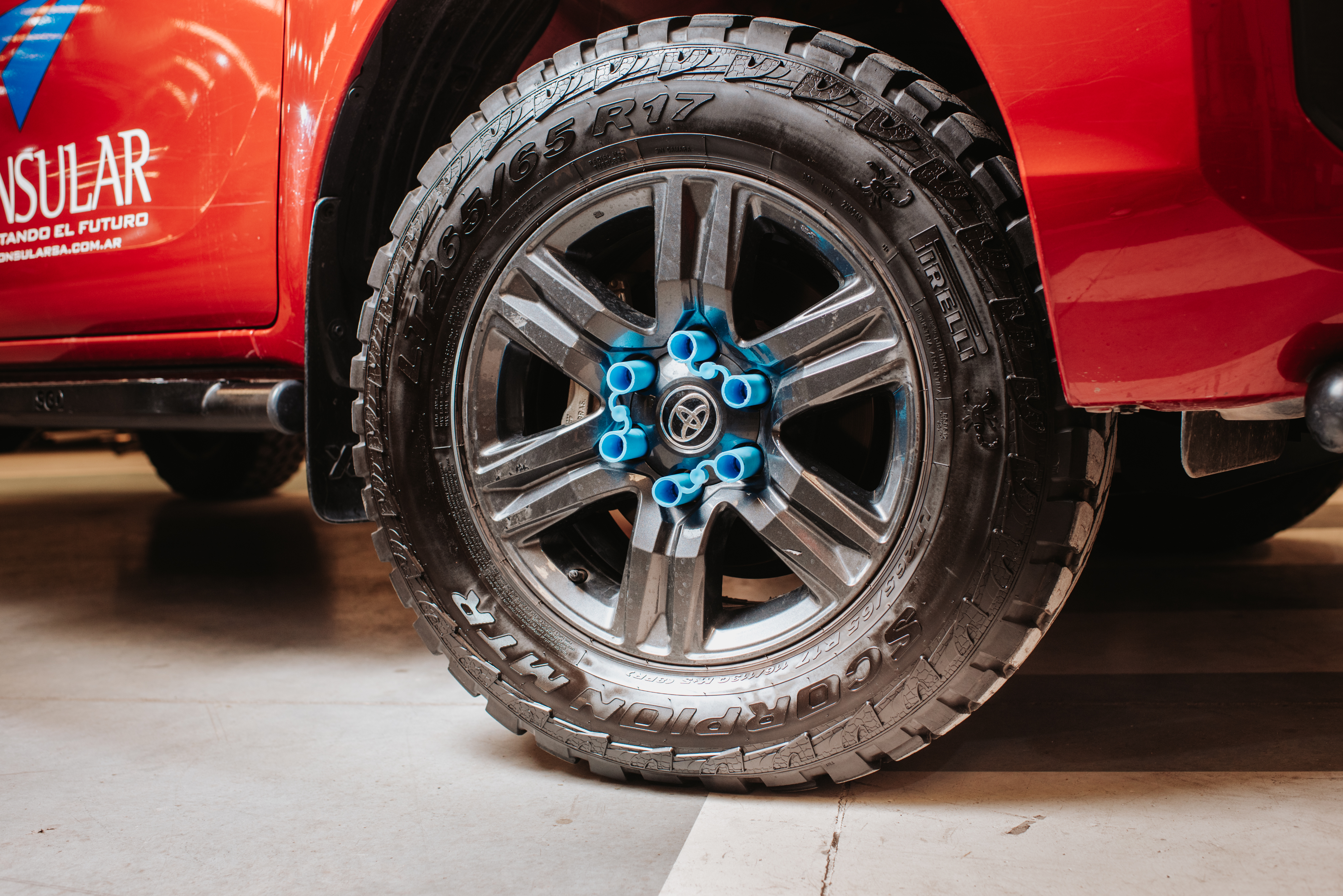 Kit Trabatuerca Minería/Oil &amp; Gas p/las 4 ruedas (tuerca 21mm)